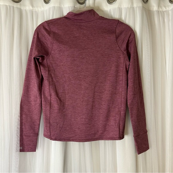 DSG Women's Burgundy Quarter-Zip Sweater - Picture 2 of 4